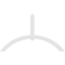 Ekena Millwork Archdale Architectural Grade PVC Gable Bracket, 72"W x 42"H x 2"D x 4"F, 14/12 Pitch GBP072X42X0204ARC00 - alternate 4